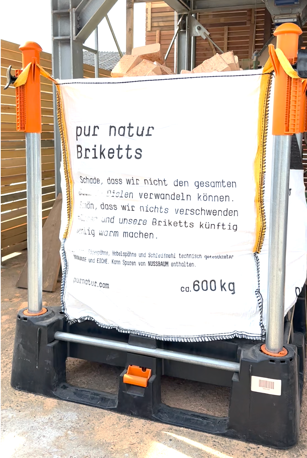 RUF Briketts Brennholz im Big Bag 600 kg