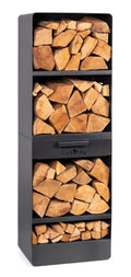 Kaminholzregal  „TOSCANA“ – Handgefertigt aus Naturstahl (120 × 40 × 30 cm)