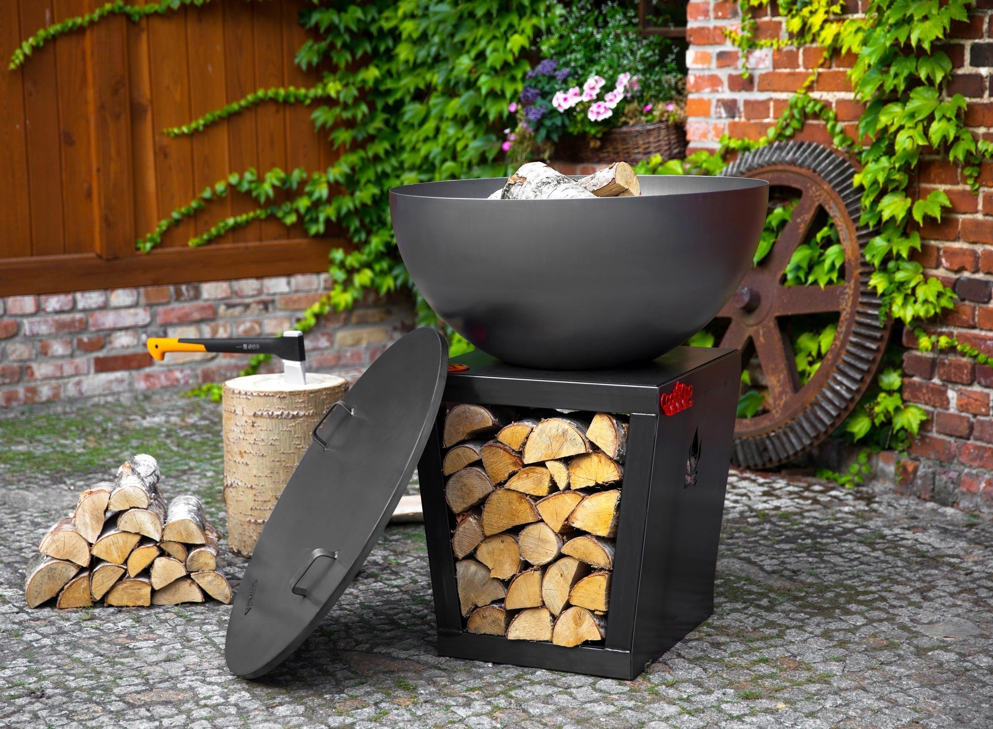 CookKing Premium Grill "SANTOS" – Handgefertigt aus Naturstahl